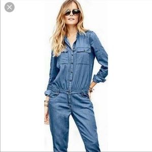 denim jumpsuit gap